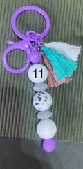 Beaded keychain