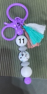 Beaded keychain